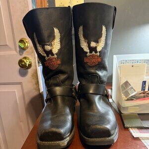 1980's Vintage Harley Davidson Boots Mens
